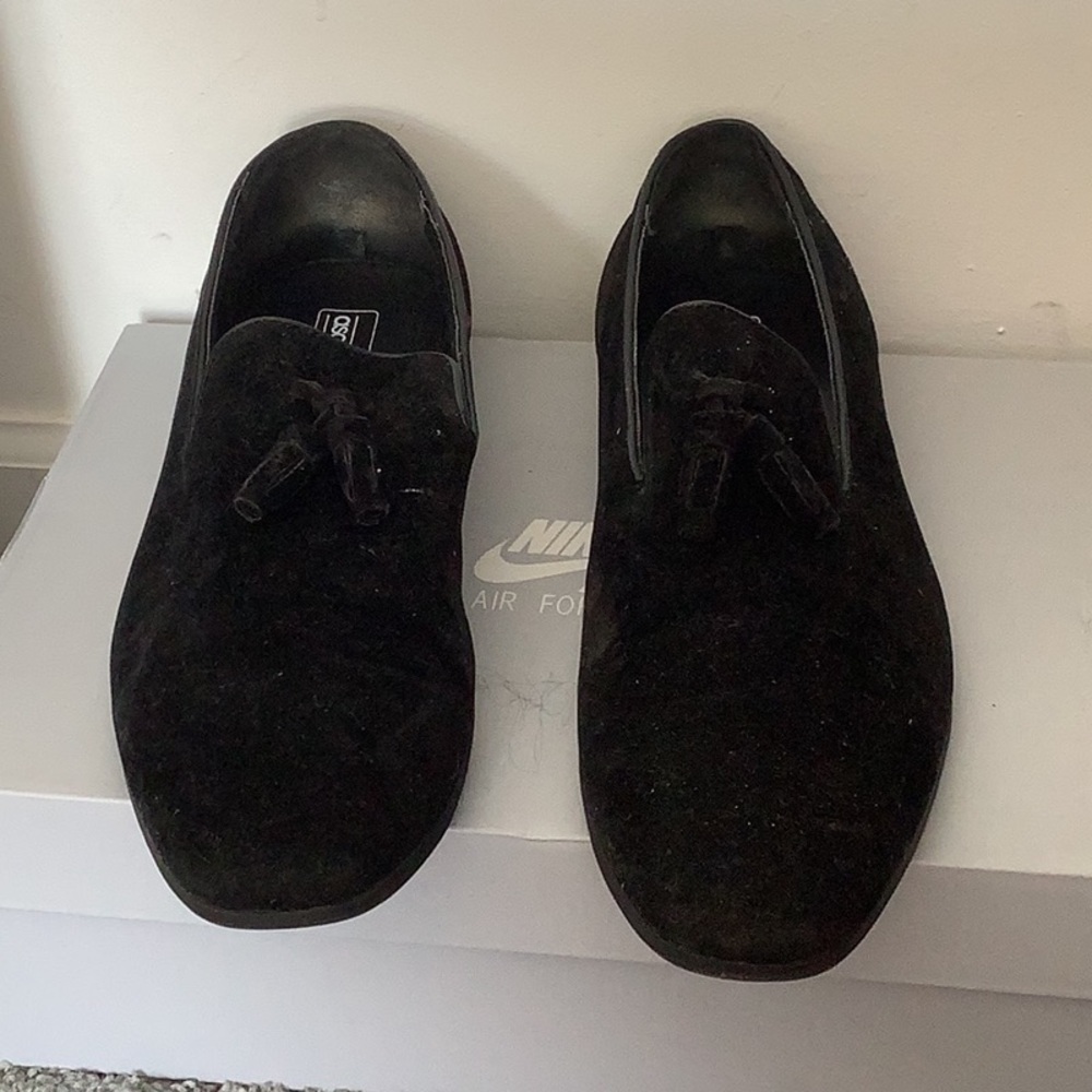 ASOS Men's Black Suede Loafers
